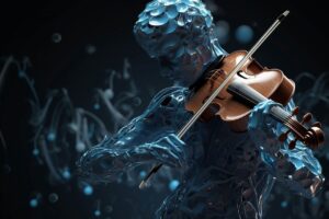 Person playing a violin - persuasive storytelling