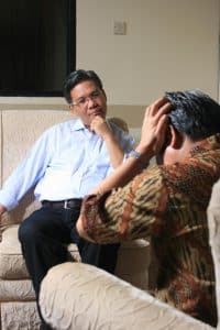 Improve mental health - seek support from friends 