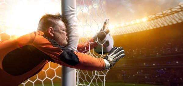 time optimisation - man sport goal post fail pain hit therapy goal hypnotherapy optimise time management