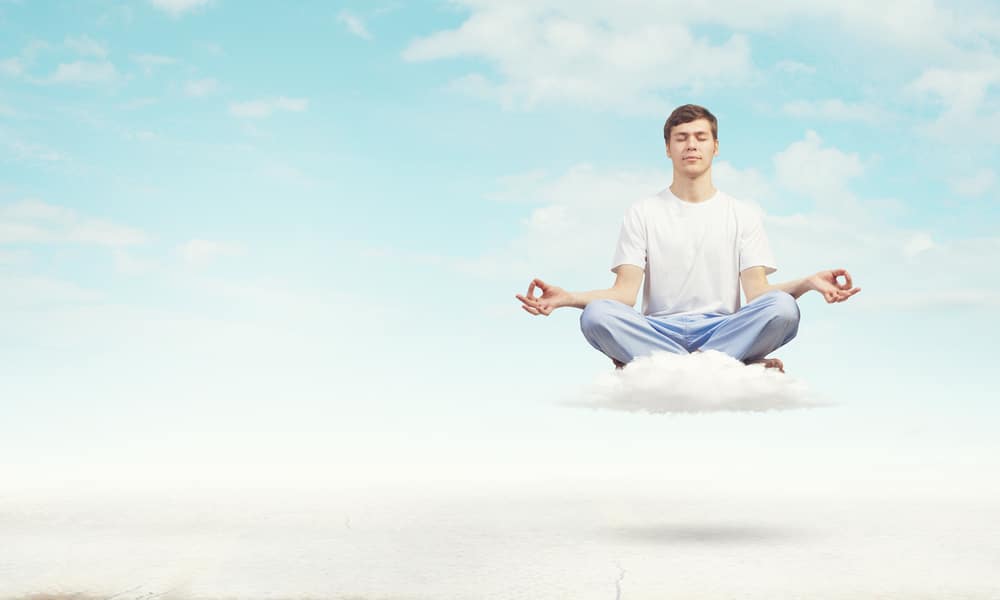 meditate yoga cloud sky relax weird resilience mindfulness hypnotherapy hypnotherapist