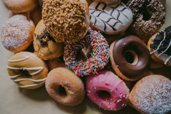 Sugar cravings and a pile of donuts