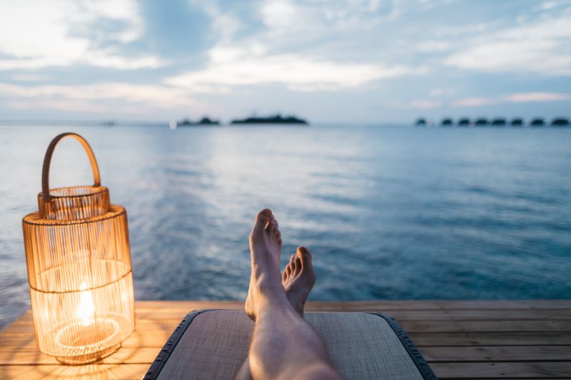 Career - A hypnotherpist relaxing on holiday