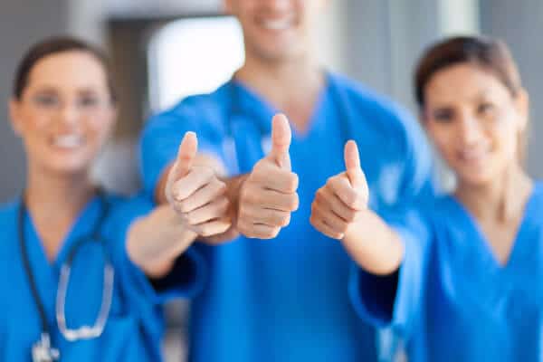 surgeon doctor thumbs up surgeon operation hypnosis research breast surgery hypnotic sedation glove anaesthesia pain management